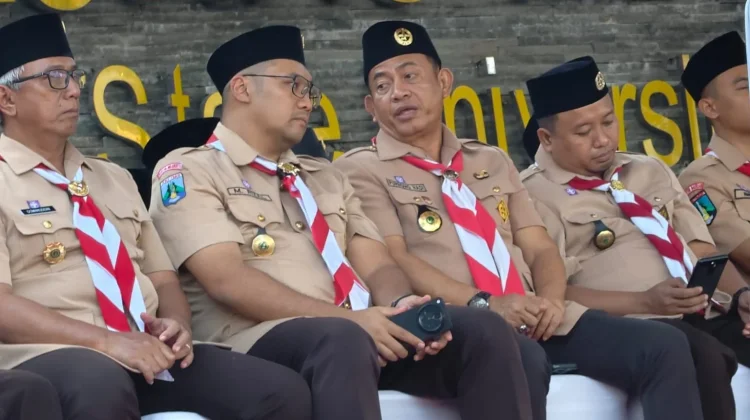 Wabup Madiun Hadiri Apel Hari Pramuka ke-65 Jatim di UNESA