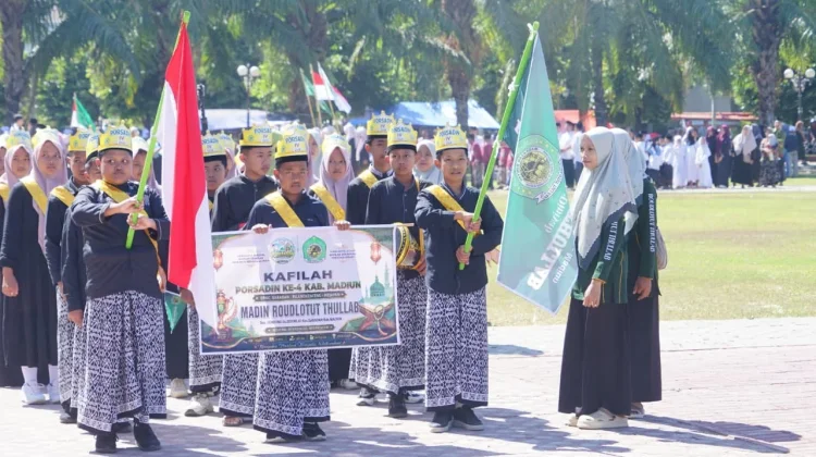 Pukulan Bedug Tandai Pembukaan Porsadin IV Tingkat Kab. Madiun