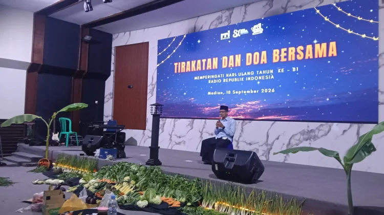HUT ke 81 RRI, LPP RRI Madiun Gelar Tirakatan dan Doa Bersama
