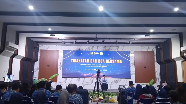 HUT ke 81 RRI, LPP RRI Madiun Gelar Tirakatan dan Doa Bersama