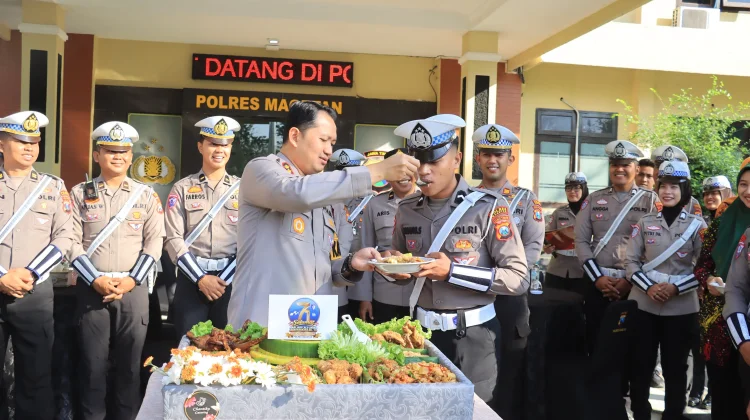 HUT ke-71 Satuan Lalu Lintas, Polres Magetan Fokus Tekan Kecelakaan