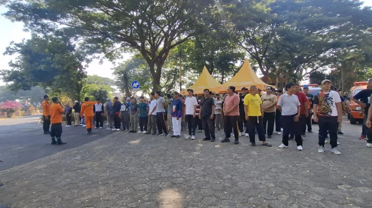Mantapkan Keterampilan Relawan, BPBD Kota Madiun Gelar Pelatihan Water Rescue