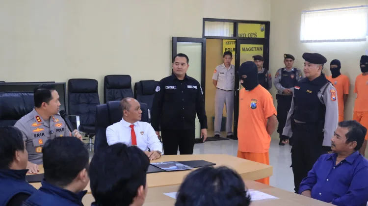 Residivis Pelaku Curat Asal Bandung Dibekuk Polres Magetan