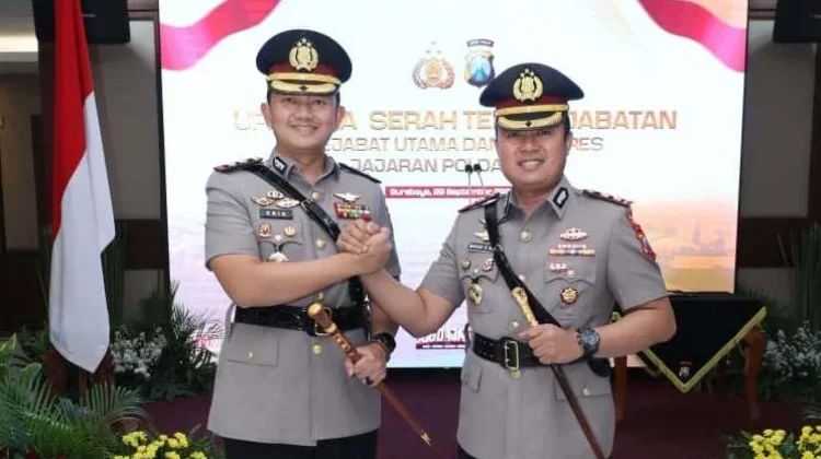 Raden Erik Geser ke Mojokerto, Putra Daerah Magetan Bagas Aji Jadi Kapolres Baru
