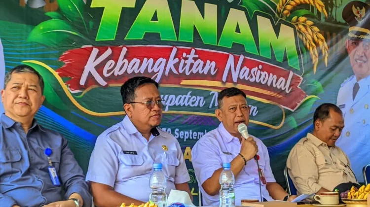 Perkuat Lumbung Pangan, Pemkab Madiun Laksanakan Gerakan Tanam Serempak