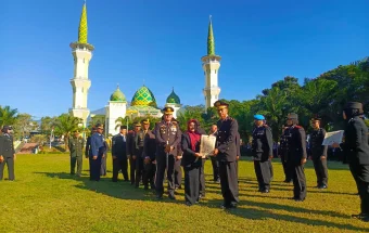 Sejumlah Anggota Polres Magetan Terima Penghargaan di Hari Bhayangkara ke-80