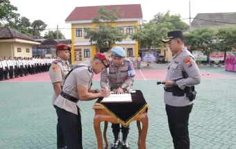 Penyegaran 8 Jabatan di Polres Magetan, Kapolres Minta Segera Adaptasi Tancap Gas
