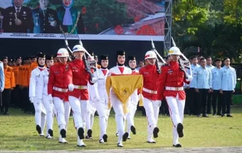 Doakan Korban Bencana dan Gotong Royong Jadi Penekanan Upacara HUT RI di Magetan