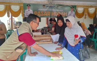 Pasar Murah di Teguhan Sediakan 5 Komoditas dengan Harga Terjangkau