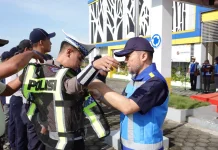 Sambut Libur Idul Fitri, PT JNK Gelar Upacara Siaga Operasional