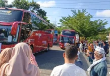 539 Jemaah Haji Magetan Berangkat ke Tanah Suci, Dilepas dari GOR Ki Mageti