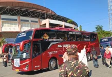 Haru dan Khidmat, Ratusan Jemaah Haji Magetan Diberangkatkan ke Tanah Suci