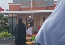 Apel Hari Kartini di Halaman Balai Kota Madiun