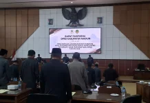 Rapat Paripurna DPRD Bupati Madiun Jawab Pandangan Umum Fraksi atas Dua Raperda