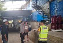 Polres Magetan Sidak Kandang Ayam dan Resto, Pastikan Tidak Ada Penyalahgunaan LPG