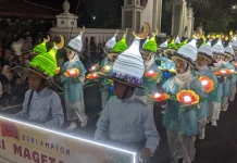 Agenda Tahunan, Malam Takbiran Iduladha di Magetan Meriah Dengan Pawai Berlampion