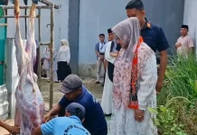 Bupati Magetan Kunjungi Rutan dan Serahkan Hewan Kurban Iduladha