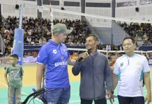 Ribuan Penonton Meriahkan Final Kapolres Cup di GOR Ki Mageti