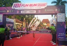 Ribuan Warga dan Bidan Ramaikan Fun Run HUT ke-75 IBI di Magetan