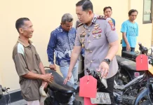 Residivis Curanmor Ditangkap, Polisi Sita 5 Motor dan 4 Sepeda Hasil Curian