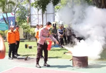 BPBD Sambut Positif Pelatihan Penanganan Kebakaran Bersama Bhabinkamtibmas