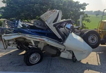 Sopir Pickup Meninggal Dunia Terjepit dalam Kecelakaan Beruntun di Tol Magetan