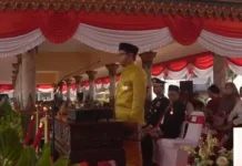 Detik-detik Penurunan Bendera Merah Putih dalam rangka HUT RI ke - 81 Kota Madiun