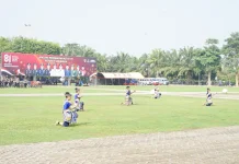 SEMARAK!! Tarian Kolosal Pencak Silat, Atraksi Marching Band dan Aubade Tampil Apik