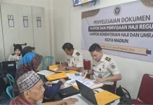 Calon Jamaah Haji 2027 Kota Madiun Membuat Paspor Secara Kolektif