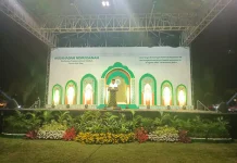 Ribuan Pengamal Sholawat Wahidiyah Peringati Maulid Nabi Muhammad dan HUT ke 81 RI