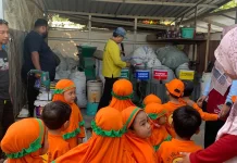 Kelompok Bermain Al Irsyad Kota Madiun Outdoor Learning di KP2L Pari Mandiri
