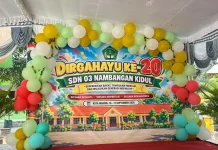 SEMARAK HUT ke-20, SDN 03 Nambangan Kidul Gelar Berbagai Lomba