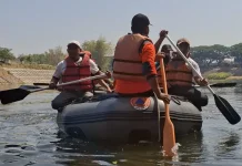 Mantapkan Keterampilan Relawan, BPBD Kota Madiun Gelar Pelatihan Water Rescue