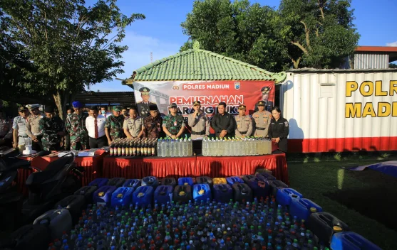 Polres Madiun Ungkap Puluhan Kasus dalam Operasi Pekat Semeru 2026