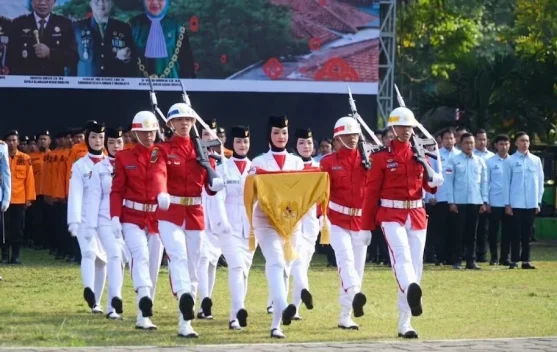 Doakan Korban Bencana dan Gotong Royong Jadi Penekanan Upacara HUT RI di Magetan