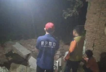 Hujan Deras, Dapur Milik Warga Tajinan Malang Roboh