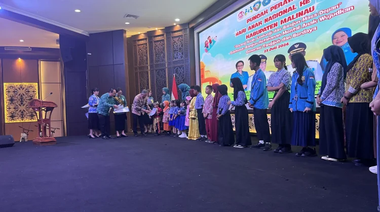 Puncak Peringatan Hari Anak Nasional 2026 di Malinau Berlangsung Meriah