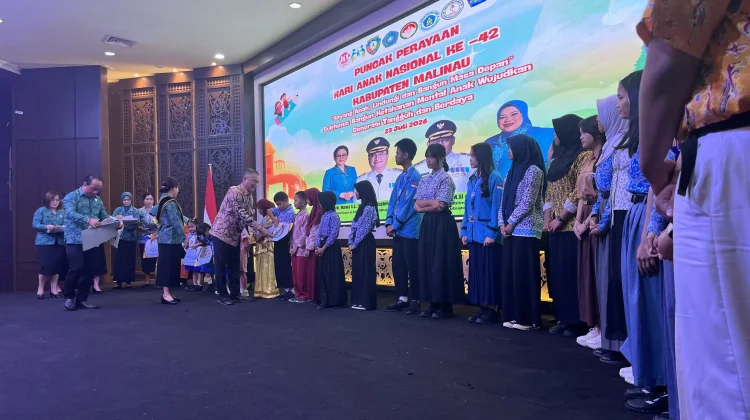 Puncak Peringatan Hari Anak Nasional 2026 di Malinau Berlangsung Meriah