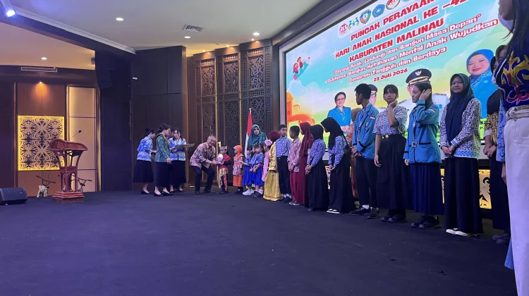 Puncak Peringatan Hari Anak Nasional 2026 di Malinau Berlangsung Meriah