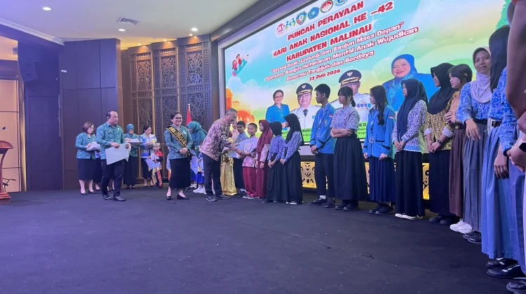Puncak Peringatan Hari Anak Nasional 2026 di Malinau Berlangsung Meriah