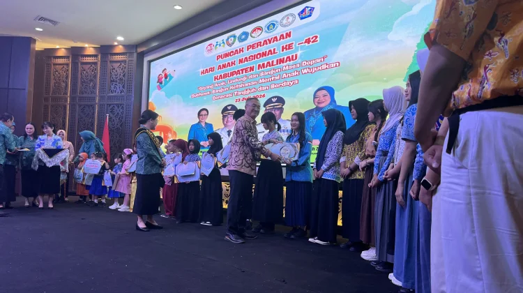 Puncak Peringatan Hari Anak Nasional 2026 di Malinau Berlangsung Meriah