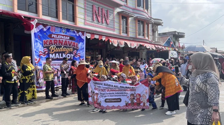 Karnaval Budaya Warnai Semarak HUT ke-81 RI di Malinau Kota