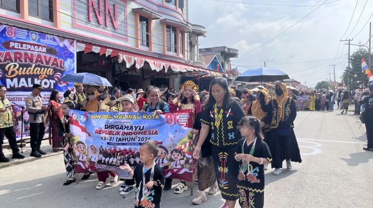 Karnaval Budaya Warnai Semarak HUT ke-81 RI di Malinau Kota