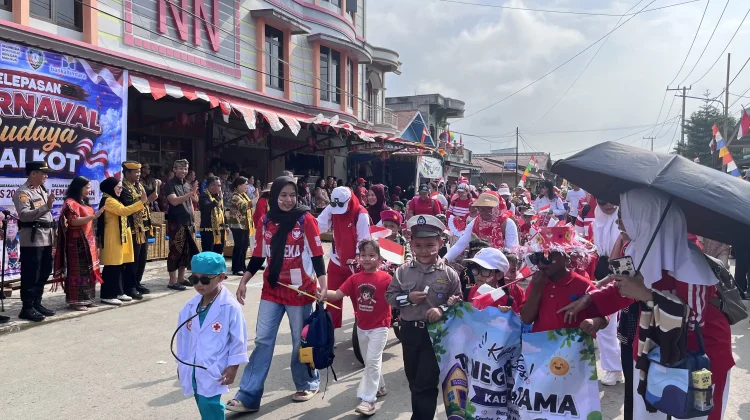 Karnaval Budaya Warnai Semarak HUT ke-81 RI di Malinau Kota