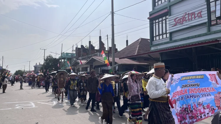 Karnaval Budaya Warnai Semarak HUT ke-81 RI di Malinau Kota