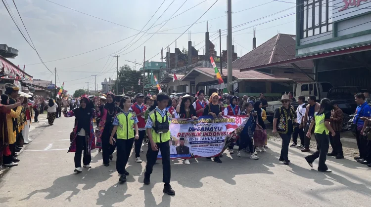 Karnaval Budaya Warnai Semarak HUT ke-81 RI di Malinau Kota