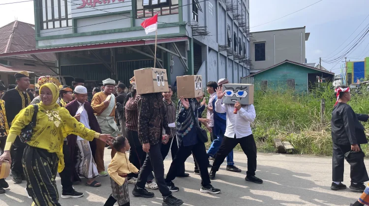 Karnaval Budaya Warnai Semarak HUT ke-81 RI di Malinau Kota