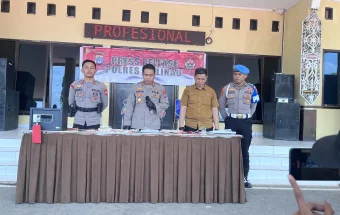 Polres Malinau Gelar Konferensi Pers Ungkap Kasus Sabu 113,3 Gram