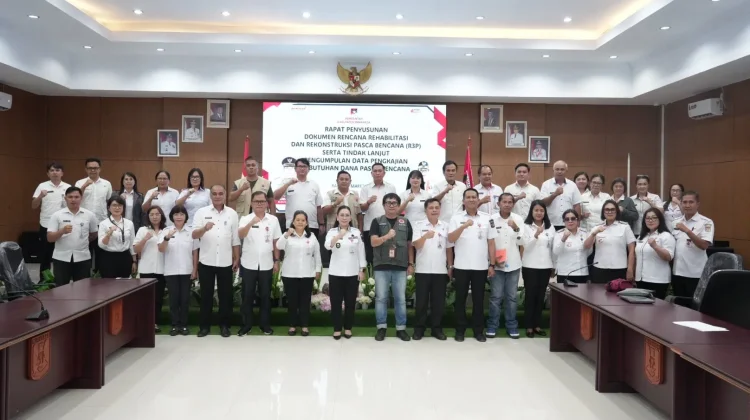 Minahasa Susun Dokumen R3P Pasca Bencana, Wabup Vanda: Data Harus Akurat