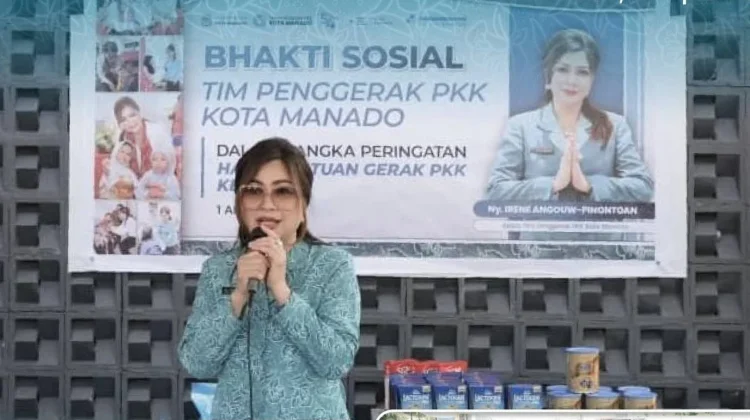 Moment Rangkaian Hari Kesatuan Gerak PKK Manado
